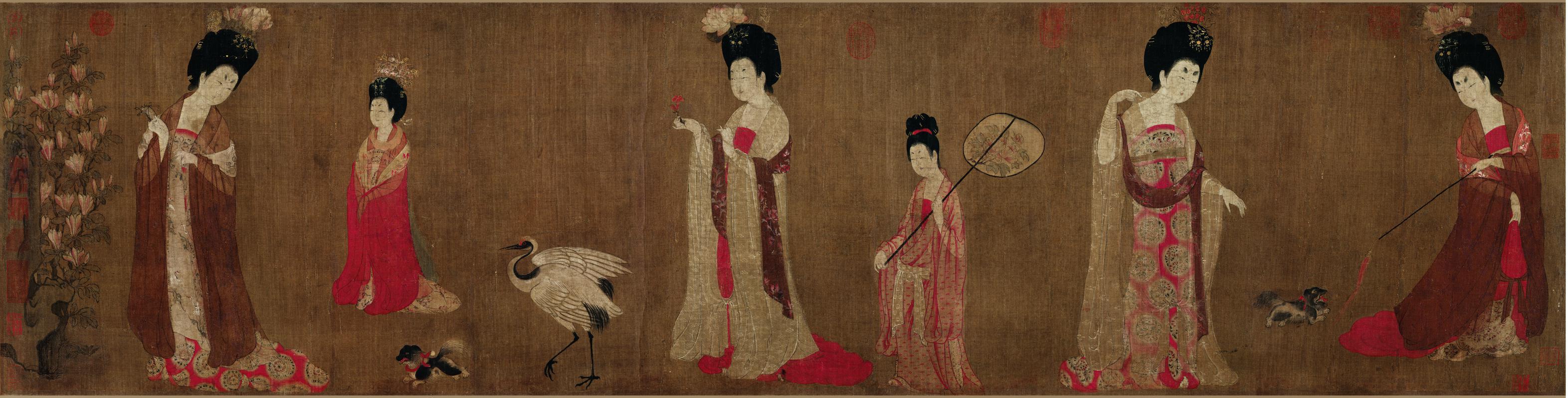 簪花仕女图