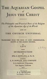 TheAquarianGospelofJesustheChrist