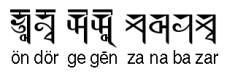 索永布文字