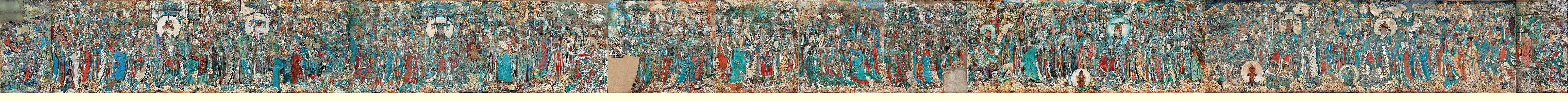 三清殿壁画朝元图