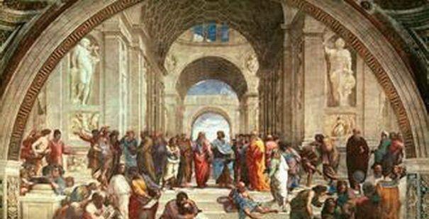 拉斐尔的《雅典学院》