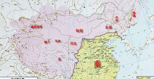 从秦朝到清朝中国历史上各个朝代的版图有多大？