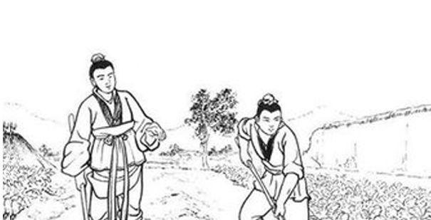 管宁与华歆画像