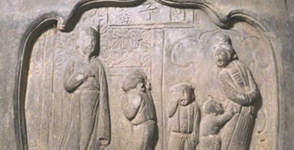 闵子骞单衣顺母石刻