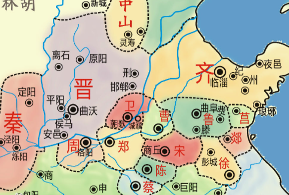 卫国周朝的诸侯国首都朝歌第一代国君为周文王嫡九子康叔封