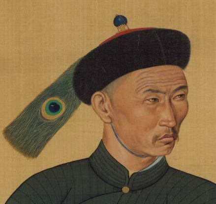 遏必隆之孙,钮祜禄·讷亲画像乾隆十四年(1749年),迫不得已的乾隆只能