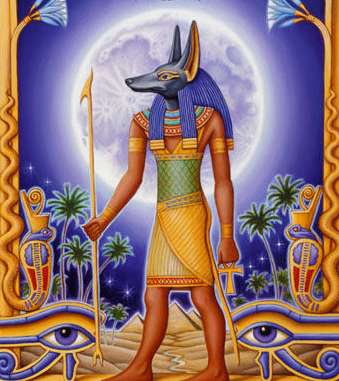 阿努比斯:古埃及神话中的死神,以胡狼头,人身的形象出现