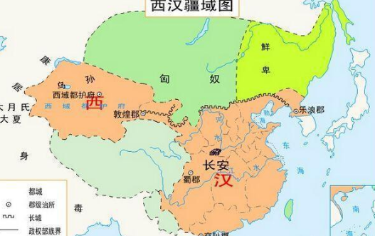 汉武帝为什么能与秦始皇并列？来看看西汉的疆域有多广阔！