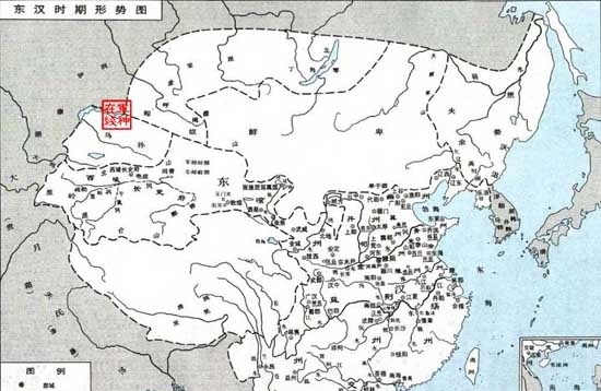 汉朝地图——中国古代汉朝地图